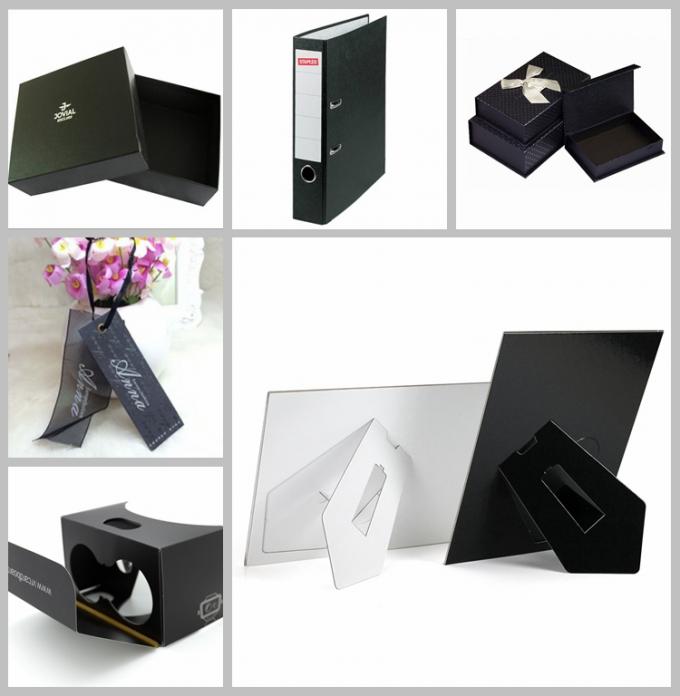 Высококачественный сияющий черный лист бумаги картона черноты бумаги/1mm для упаковки