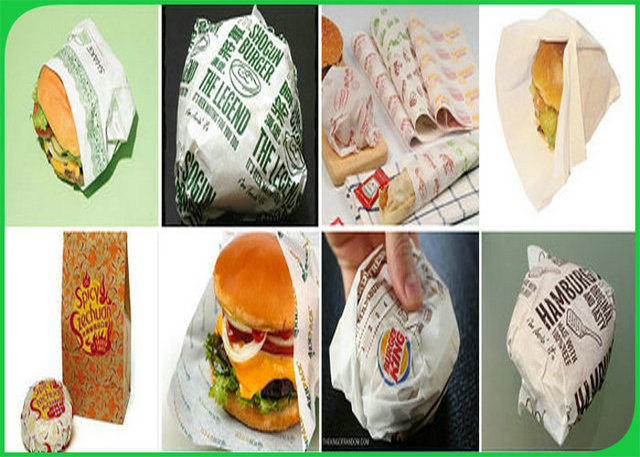 бумага гамбургера качества еды