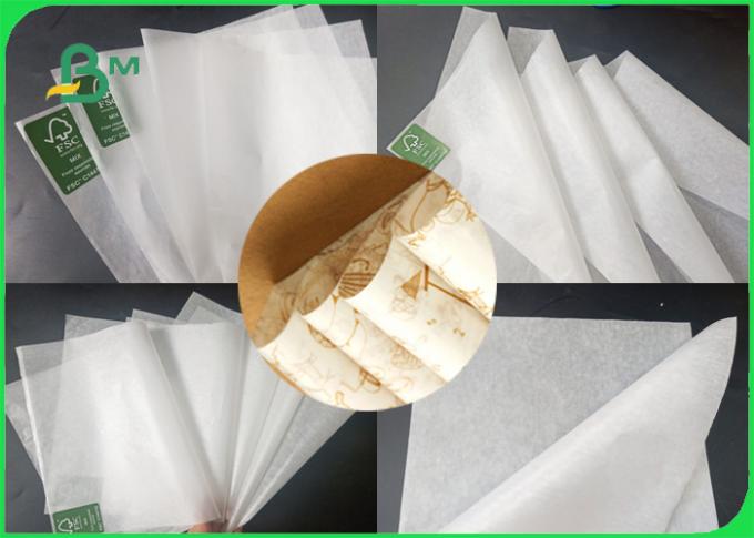 упаковочная бумага булочки устойчивого разрыва масла 38гсм устойчивая жиронепроницаемая в крене