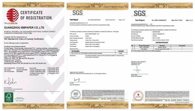 ФСК & СГС одобрили красочную ранг ААА/АА макулатурного картона с 1ММ 1.28ММ 2ММ 3.2ММ