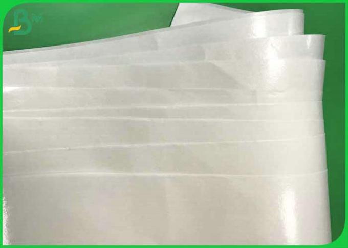 Влагостойкий крен бумаги с покрытием PE 1020mm 35gsm 40gsm+10gsm для пакуя сахара
