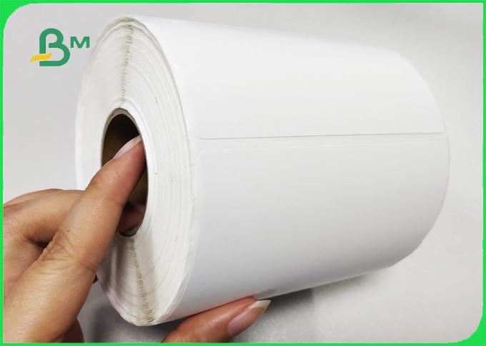 Доказательство 40 * 30км ПВК бумаги стикера белого цвета термальное для печатания кода штриховой маркировки