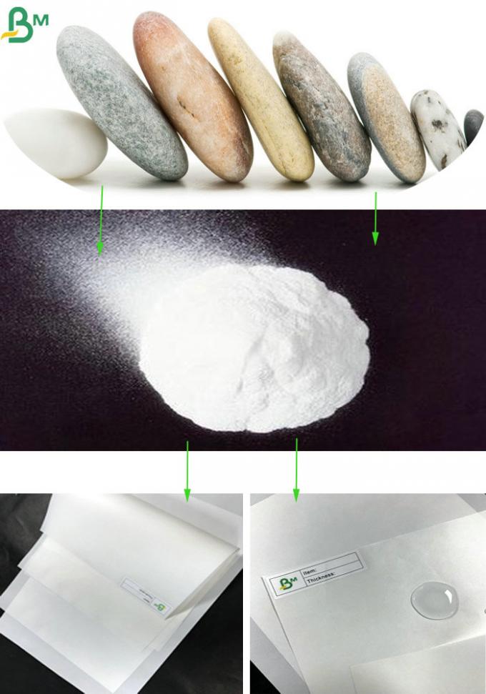 Минерал - основанный лист бумаги 120um белого Unbleached камня природы бумажный водоустойчивый