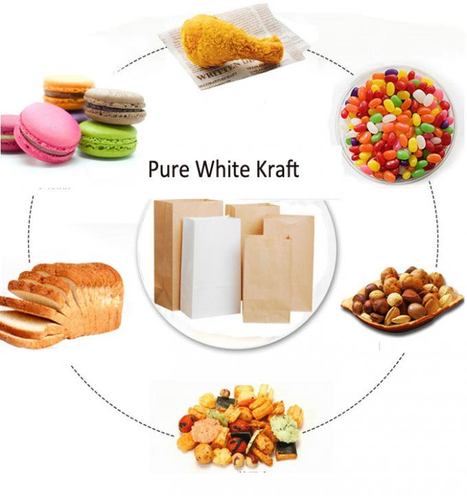Качество еды белый Kraft бумажное 120g чистый Kraft отбелило крен бумаги мешка сумки