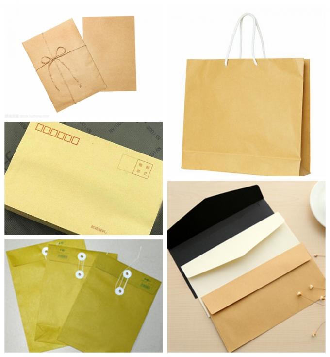 дружественная к Эко бумага Брауна Крафт для сумок охватывает 70 - пульпа бамбука 100гсм