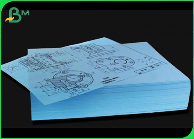 Бумага прокладчика 80GSM A0 A1 20LB голубая печатая для чертежа архитектуры