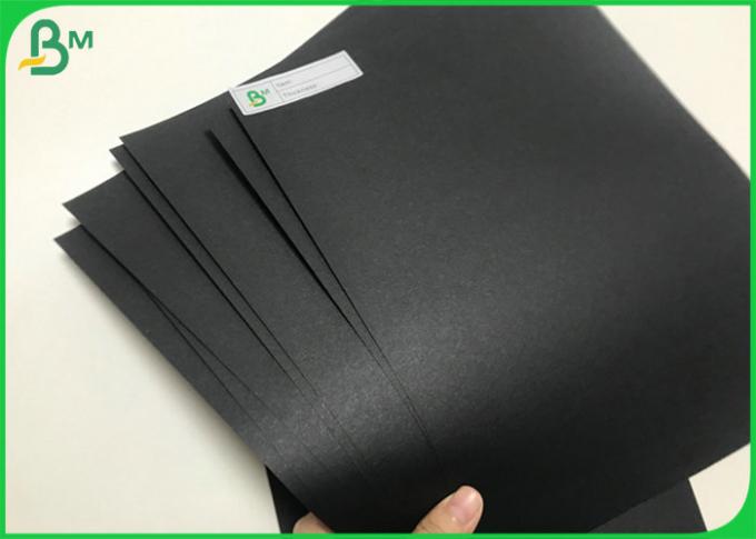 Слон Rolls 150g 200g чистый черный Kraft Cardstock бумажные листы 70 * 100cm