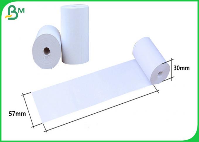 бумага печатания машины POS кассового аппарата восходящего потока теплого воздуха слон крена 55gsm 690mm бумажная