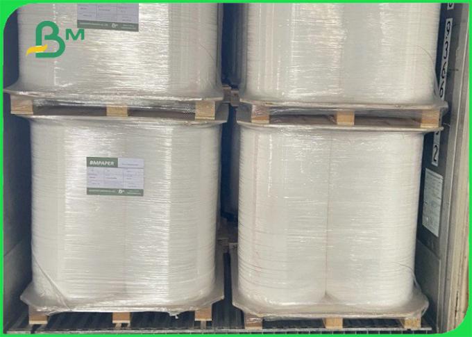 Biodegradable белая упаковочная бумага 26mm * 5000m Rolls соломы 28gram