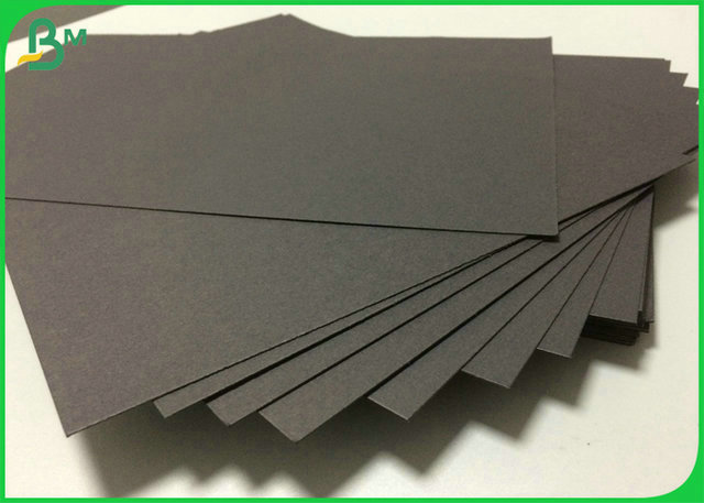 SGS аттестовал картон 400GSM 450GSM Uncoated твердый черный для бумаги пакета подарка