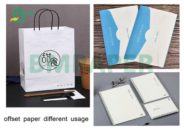 крен светонепроницаемости 200gr 250gr 300gr 95% возместил бумажную белизну для хозяйственной сумки одежд