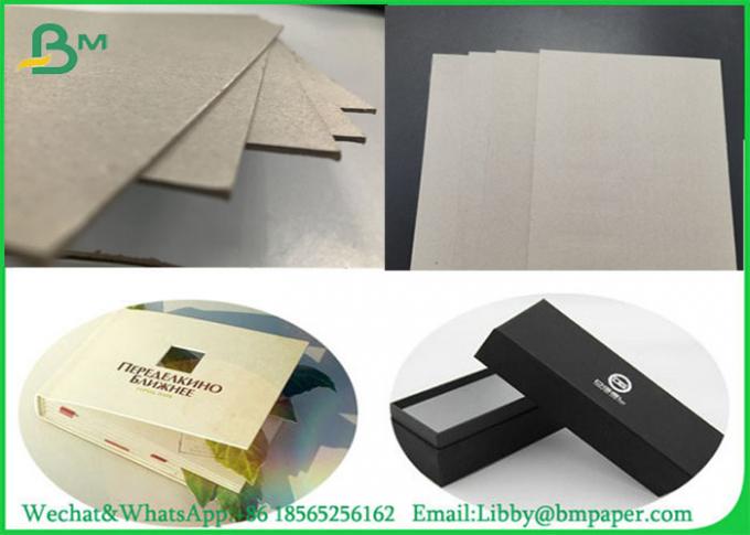 Прокатанный макулатурный картон 1250gsm доски 2mm соломы бумажный Uncoated серый в листах