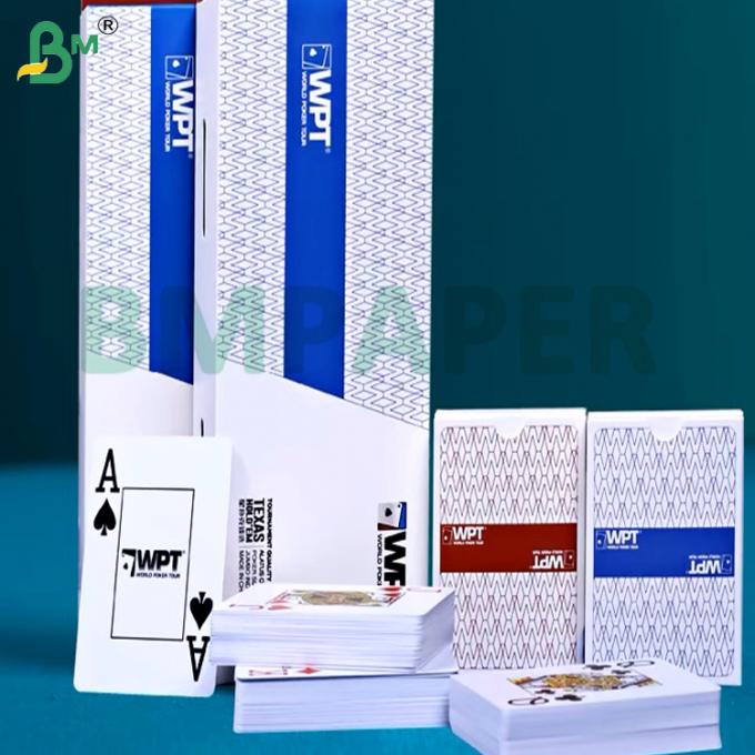 280gsm Coated Smooth High Folding Resistance Black Core Poker Playing Cards Paper