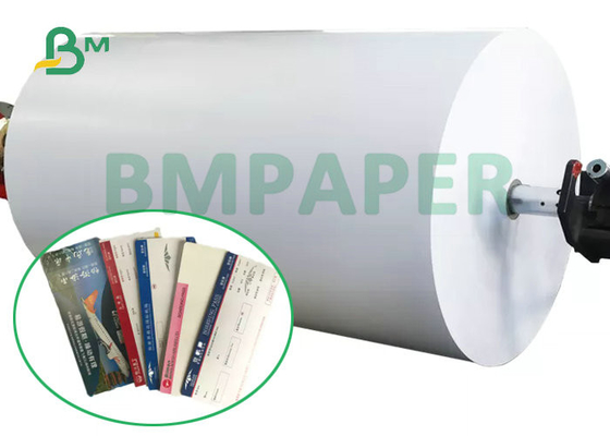Пустая белая доска бумаги с покрытием К2С термальная для печатания авиабилетов