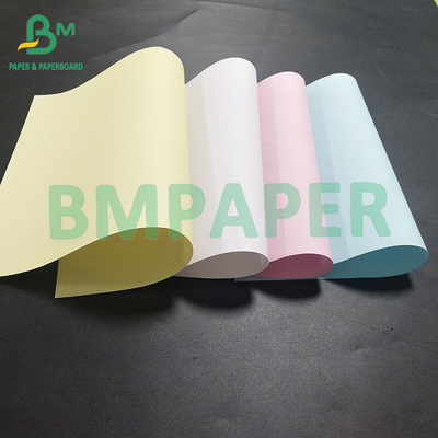 60 гм Желтый Зеленый розовый Неуглеродная копировальная бумага CB CFB CF Ролл упаковка