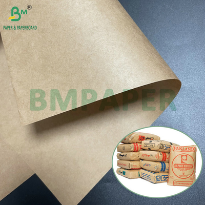 75 грамм 80 граммов коричневый полурасширяемый цементный мешок Kraft Paper 1020 мм 1120 мм