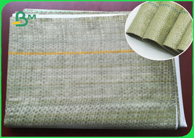 Зеленая тонкая сплетенная бумага сумки составная для сумок высокопрочного цемента упаковывая