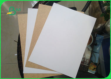 Белая бумага вкладыша Крафт/одна сторона покрыла бумагу искусства для упаковки еды