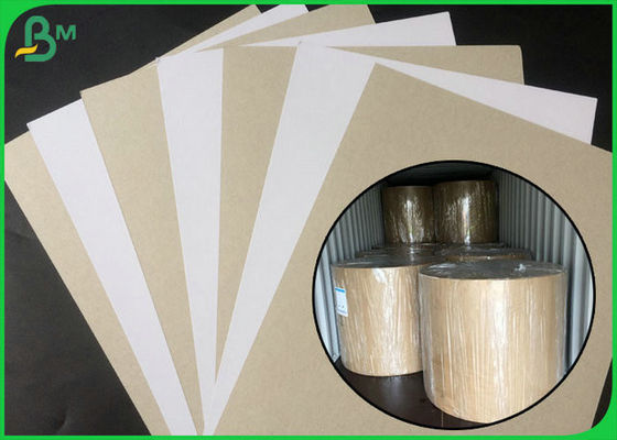 Аттестованная ФСК покрытая сторона двухшпиндельной доски белая с задней частью серого цвета в упаковке большого крена