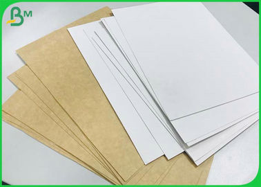 Доска Крафт 325 граммов одиночная белая покрытая бумажная для устранимой коробки выноса еды