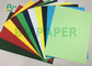 Лист карты 180Gsm Uncoated пинка голубой зеленый нормальный для рекламировать печатание 63,5 x 91.4cm