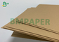 двойник картона Kraft высокой жесткости 400gsm встал на сторону бумага Брауна красная для упаковывая коробок