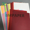 Красный цвет Uncoated Бристоль бумажное 70gsm к множественным материалам Customisation цвета 250gsm