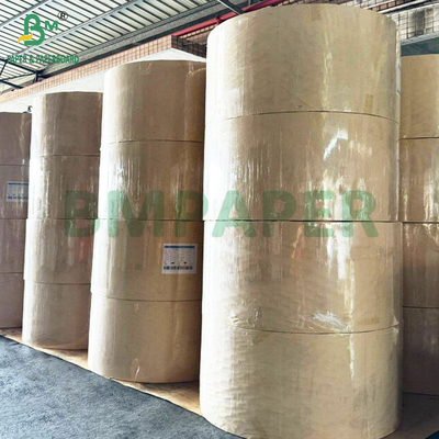 500 мм Высокая прочность 70 90 GSM Коричневая Чистая Kraft Paper Roll Пакетная упаковка