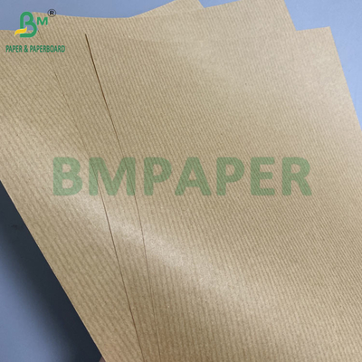 80 гсм коричневый полосатый Kraft Paper Gift Wrapper Односторонний блеск Отличная прочность