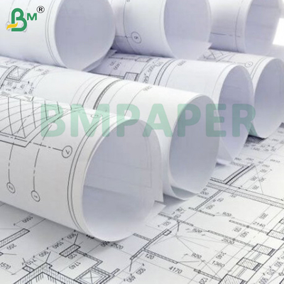 BMPAPER Wide Format Paper 24" x 500" Rolls Bond Engineering 20lb 3" ядро