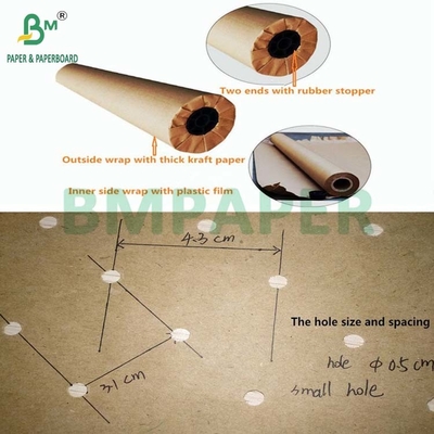 72 дюйма х 500 ярдов 48.8 грамм 60 граммов Перфорированная Kraft Paper Plotter Rolls