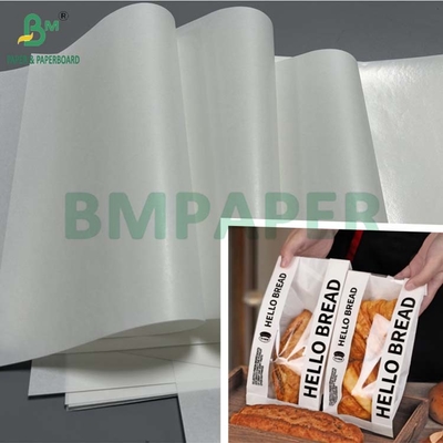 11 x 14" 45g 50g Покрытый с одной стороны MG Белая крафт-бумага для хлебной упаковки
