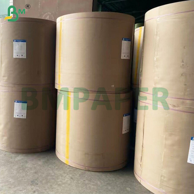 Переработанный 70 гм 85 гм односторонний металлизированный серебряный Kraft Paper Roll