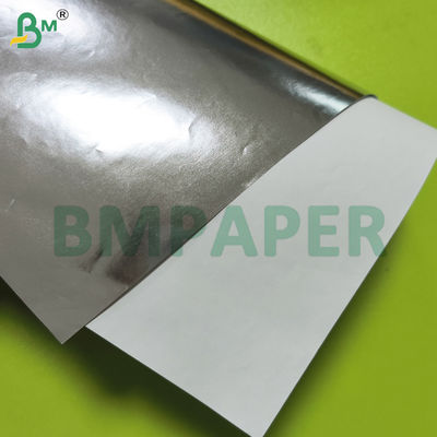 Silver Metallic Beverage / Beer Label Paper Roll Paper - Based Label Paper