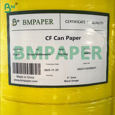 NCR Paper Carbonless Copy Paper Roll with 100% Virgin Fibres, 48gsm - 80gsm Basis Weight, and CB CFB CF Coating