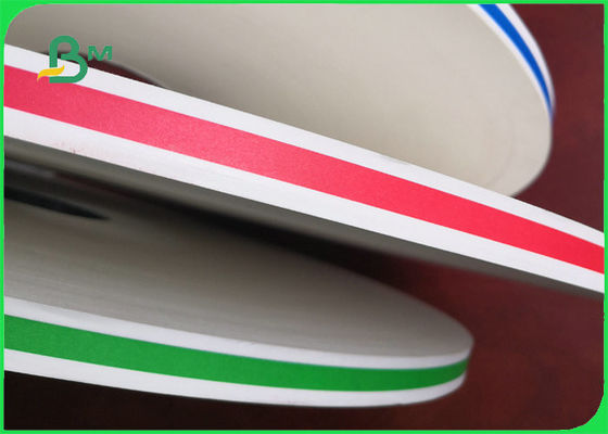 Биоразлагаемая бумажная соломинка для питья желтого цвета для вечеринки с красочными полосками