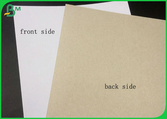 Аттестованная ФСК покрытая сторона двухшпиндельной доски белая с задней частью серого цвета в упаковке большого крена