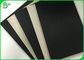 Складная задняя часть серого цвета бумаги картона 1.2мм 1.5мм одиночная черная покрытая для подарочной коробки