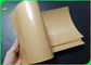 Жиронепроницаемым одиночным покрытая PE бумага Брауна Kraft для упаковки еды