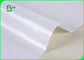 бумага 50gsm 60gsm поли покрытая отбеленная белая Kraft для пакета соли сахара