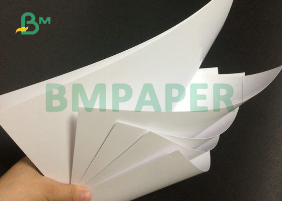 белая бумага лоснистого текста 80# 100# двухсторонняя покрытая наградная в листе 23" x 35"