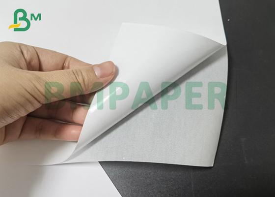Лист бумаги стикера 80gsm высокого лоска большого формата поверхностный белый само- слипчивый