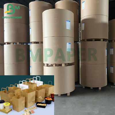 Перерабатываемая 65 - 150 GSM коричневая расширяемая бумажная оболочка для сумки Carrie