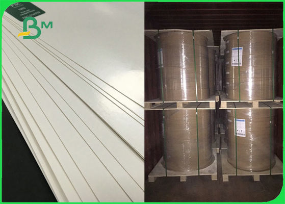 Бумага с покрытием ПЭ чистой древесины ФСК 100% белая для делать плиту 300гсм чашки