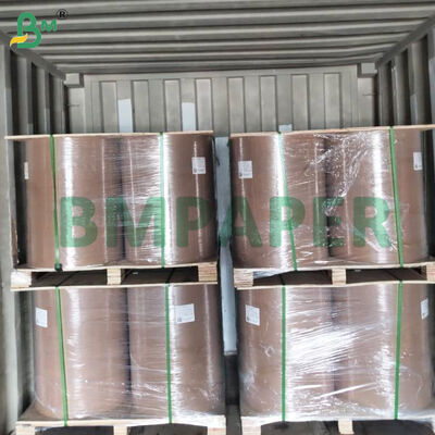 Неотбеленная машинная стеклянная упаковочная бумага коричневая 1000 мм ширина рулон 35 г