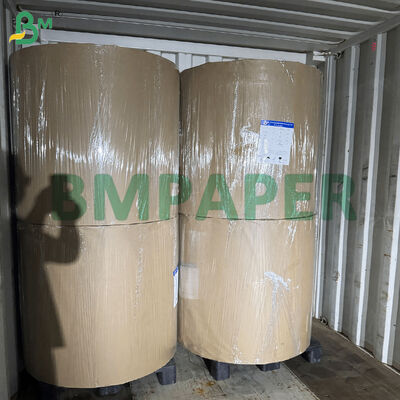 Бумажный рулон Kraft для конвертов с PE покрытием 75 г + 10 г, термосвариваемый