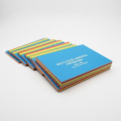 Многоцветная ламинированная картонная плита 1 мм - 3 мм для упаковки дисплеев