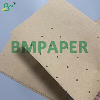 90 дюймов 72 дюймов Перфорированная коричневая Kraft Paper Rolls 80, индивидуальные длины, круглые отверстия