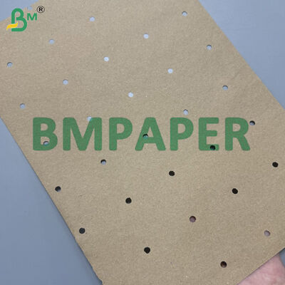 90 дюймов 72 дюймов Перфорированная коричневая Kraft Paper Rolls 80, индивидуальные длины, круглые отверстия