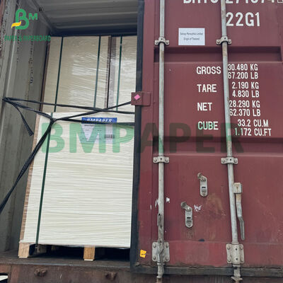 High Bulk Uncoated Absorbent Cardboard 0.6mm 0.8mm for Disposable Paper Coasters